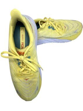 Hoka Arahi 6 Yellow /White /Blue /Orange Unisex Sneakers 9B